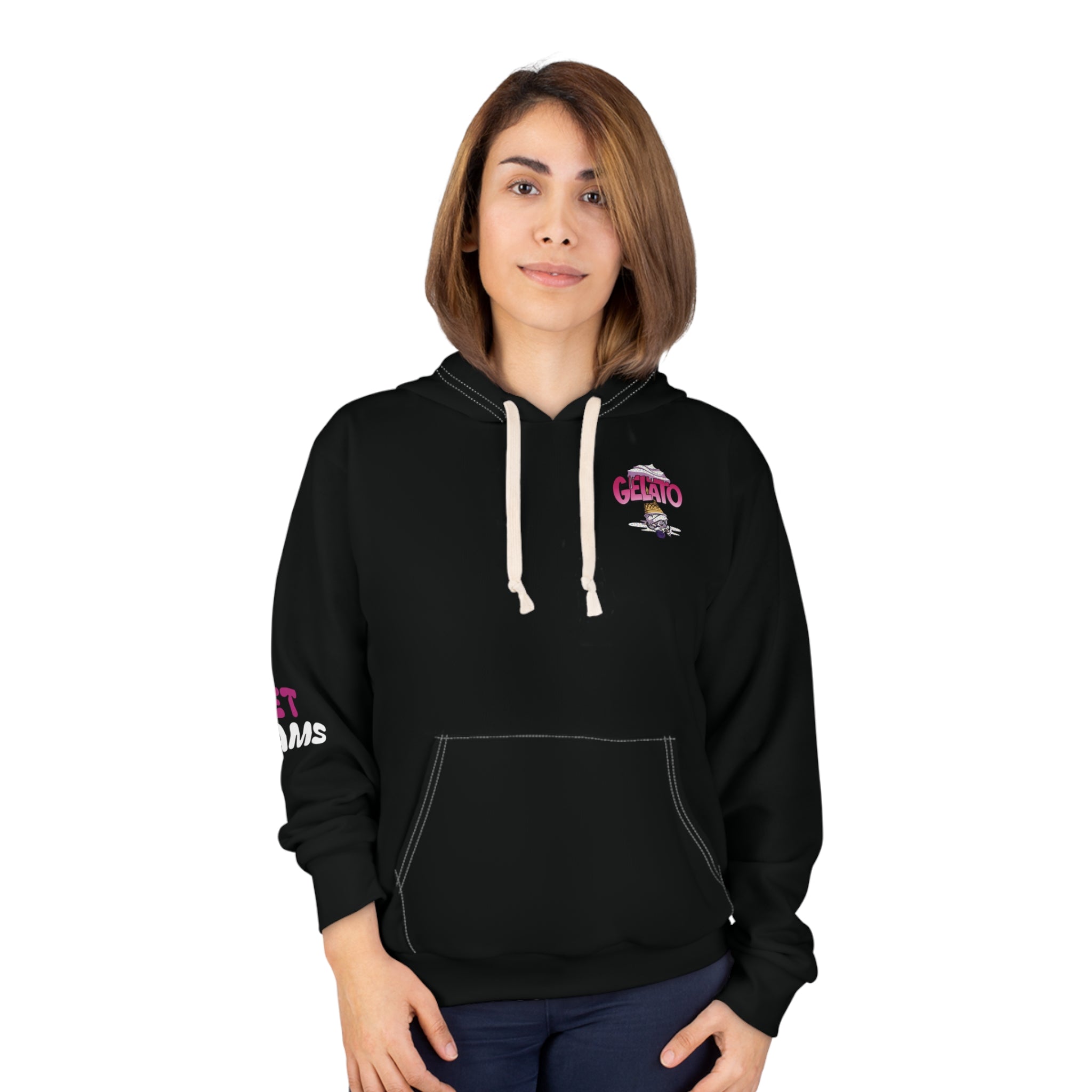 Quirky Ice Cream Character Hoodie
