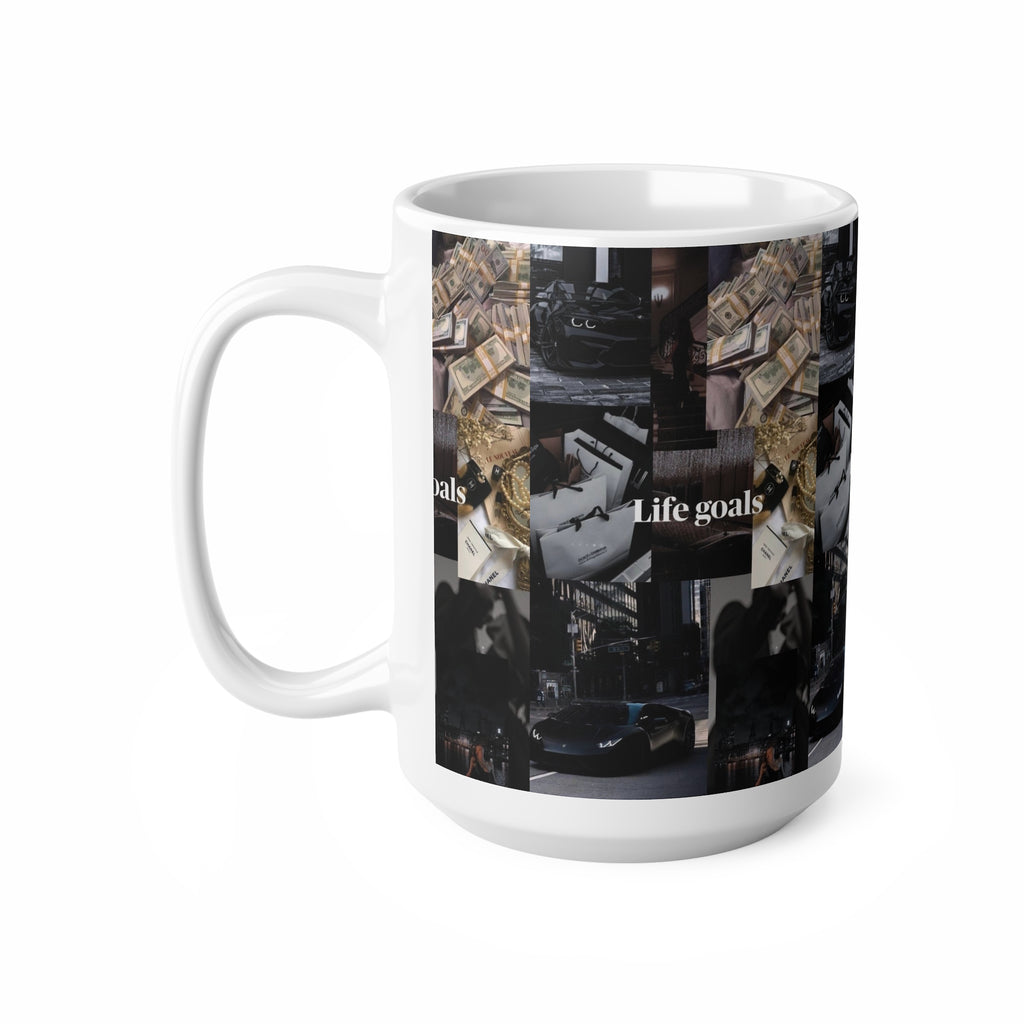 Life Goals Collage Coffee Mug — 11oz & 15oz Ceramic