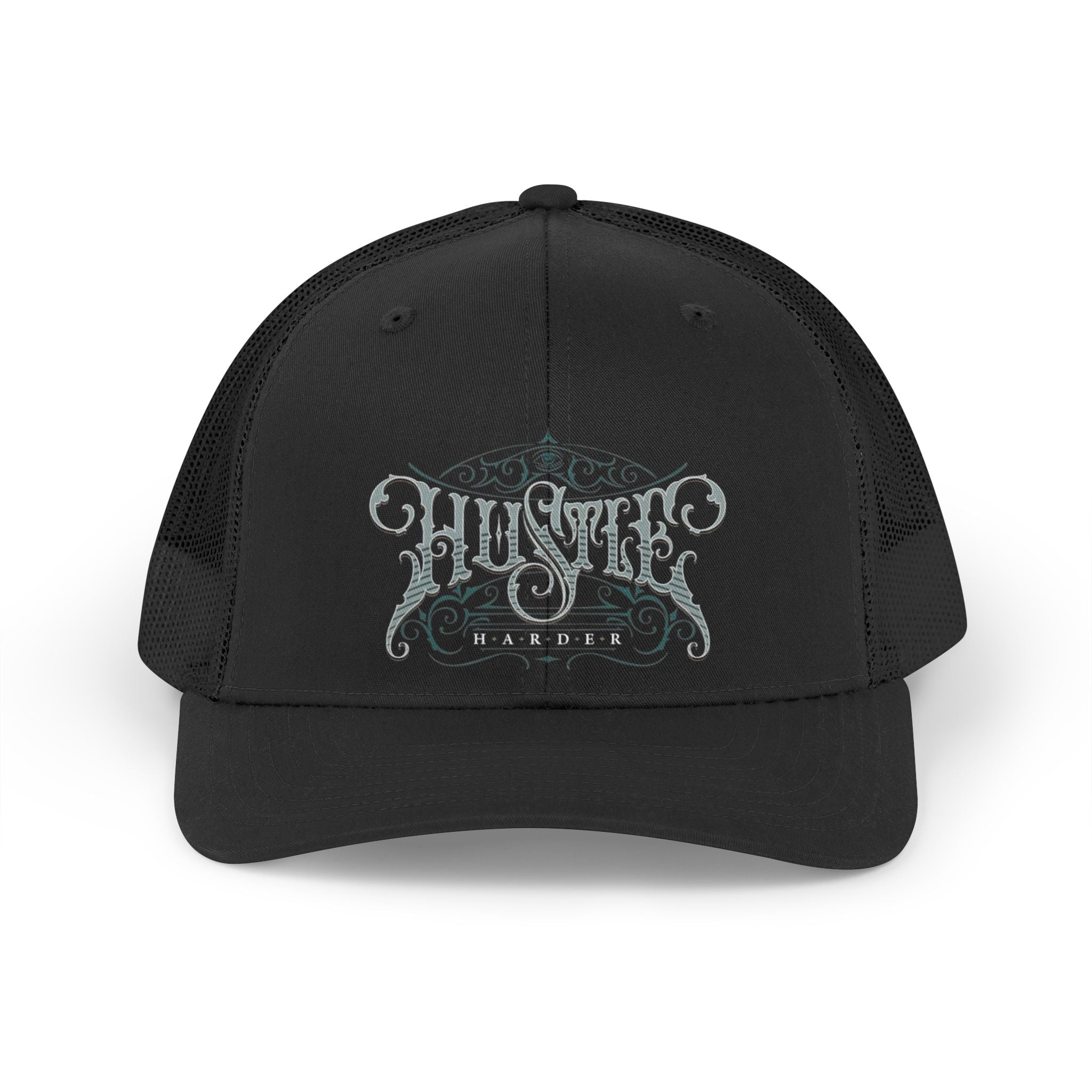 Retro 'Justice' Trucker Hat — Vintage Western Script Mesh Cap