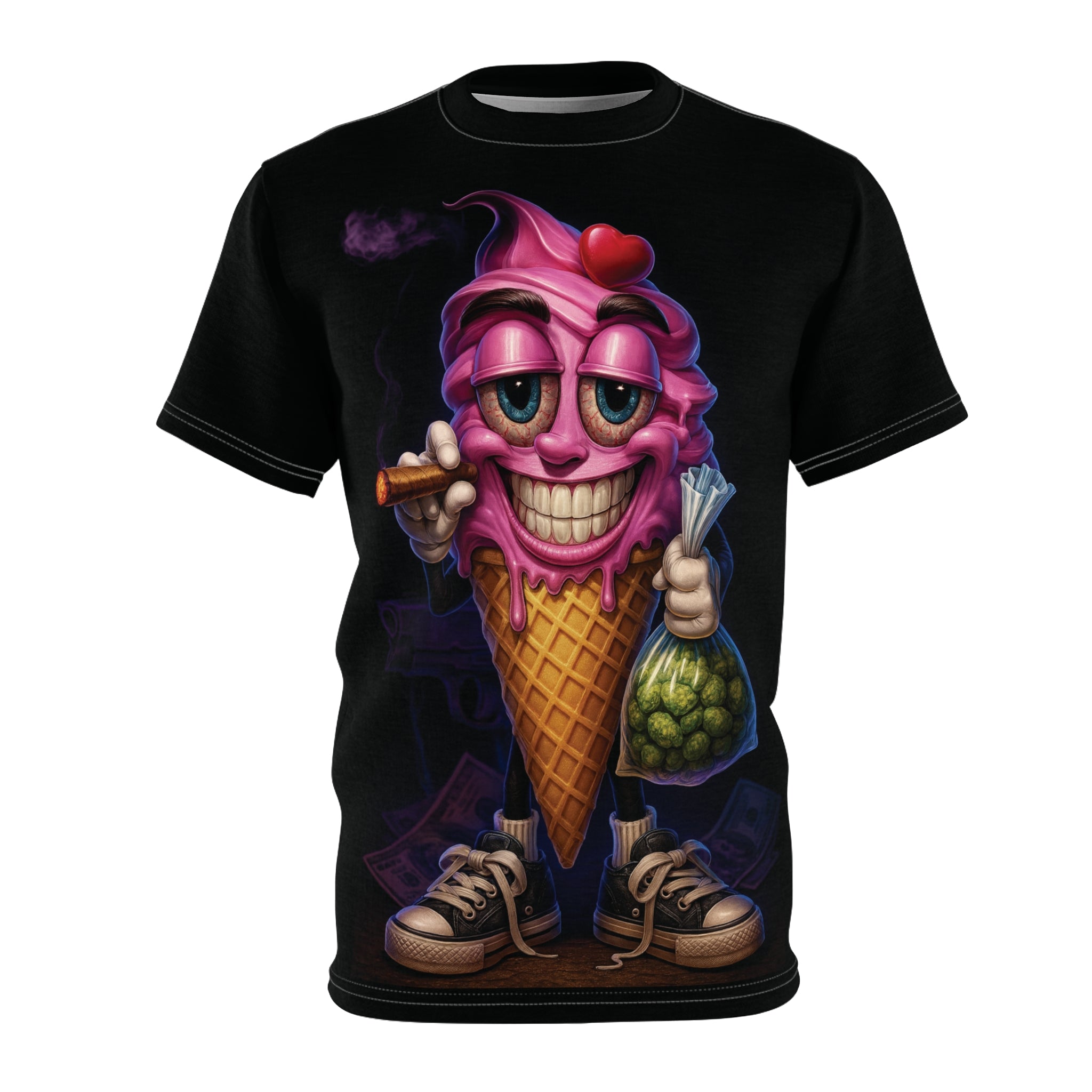 Cool Ice Cream Graphic Tee for Trendy Vibes
